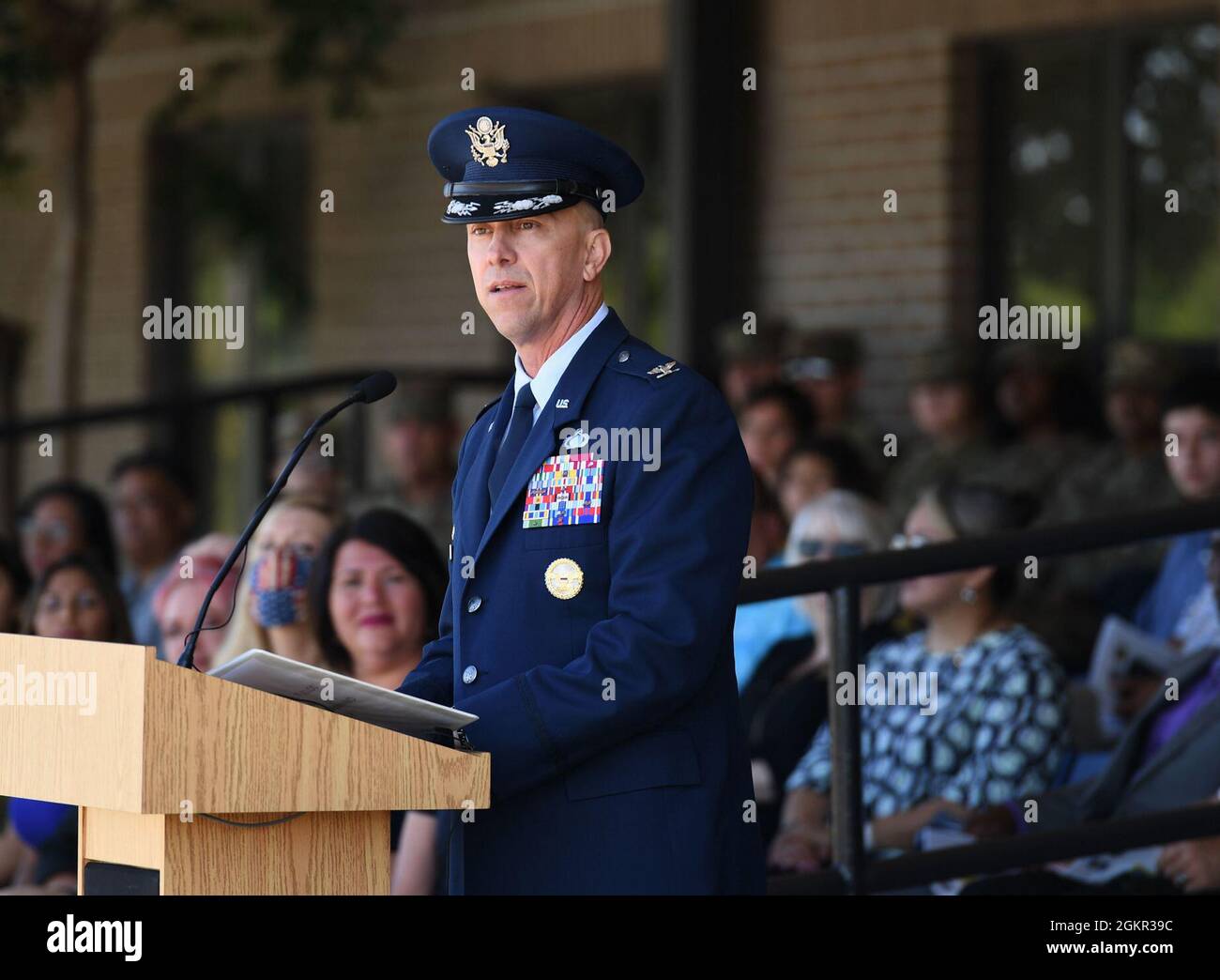 U.S. Air Force Col. William Hunter, 81st Training Wing commander