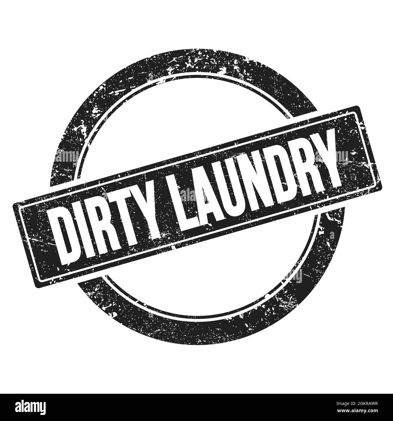 Dirty laundry stamp Black and White Stock Photos & Images Alamy