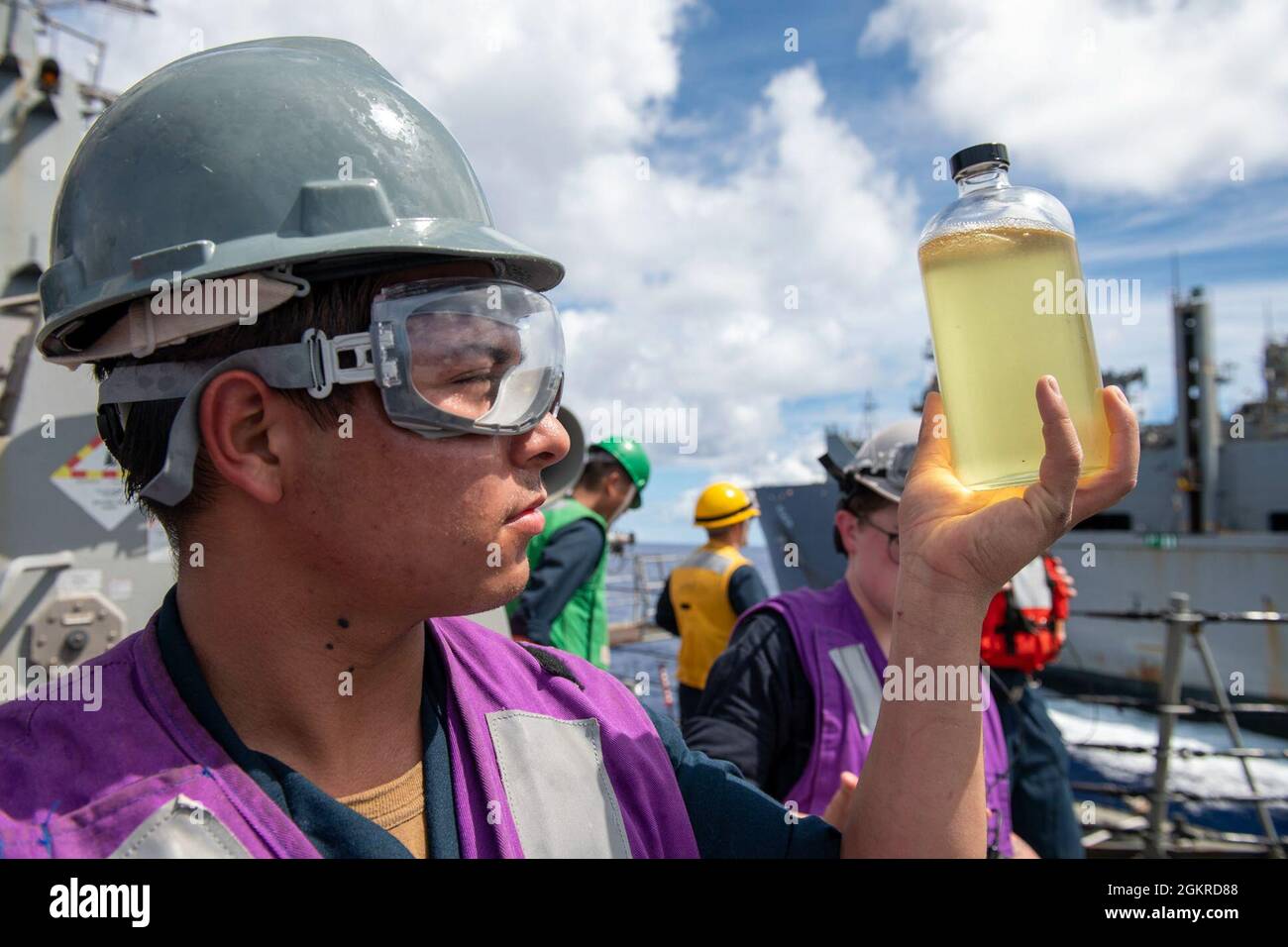 210619NHG8461078 PACIFIC OCEAN (June 19, 2021) Fireman Jaycob