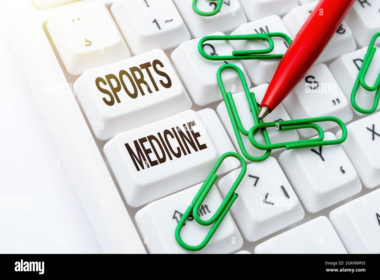 Conceptual caption Sports Medicine. Concept meaning treatment and