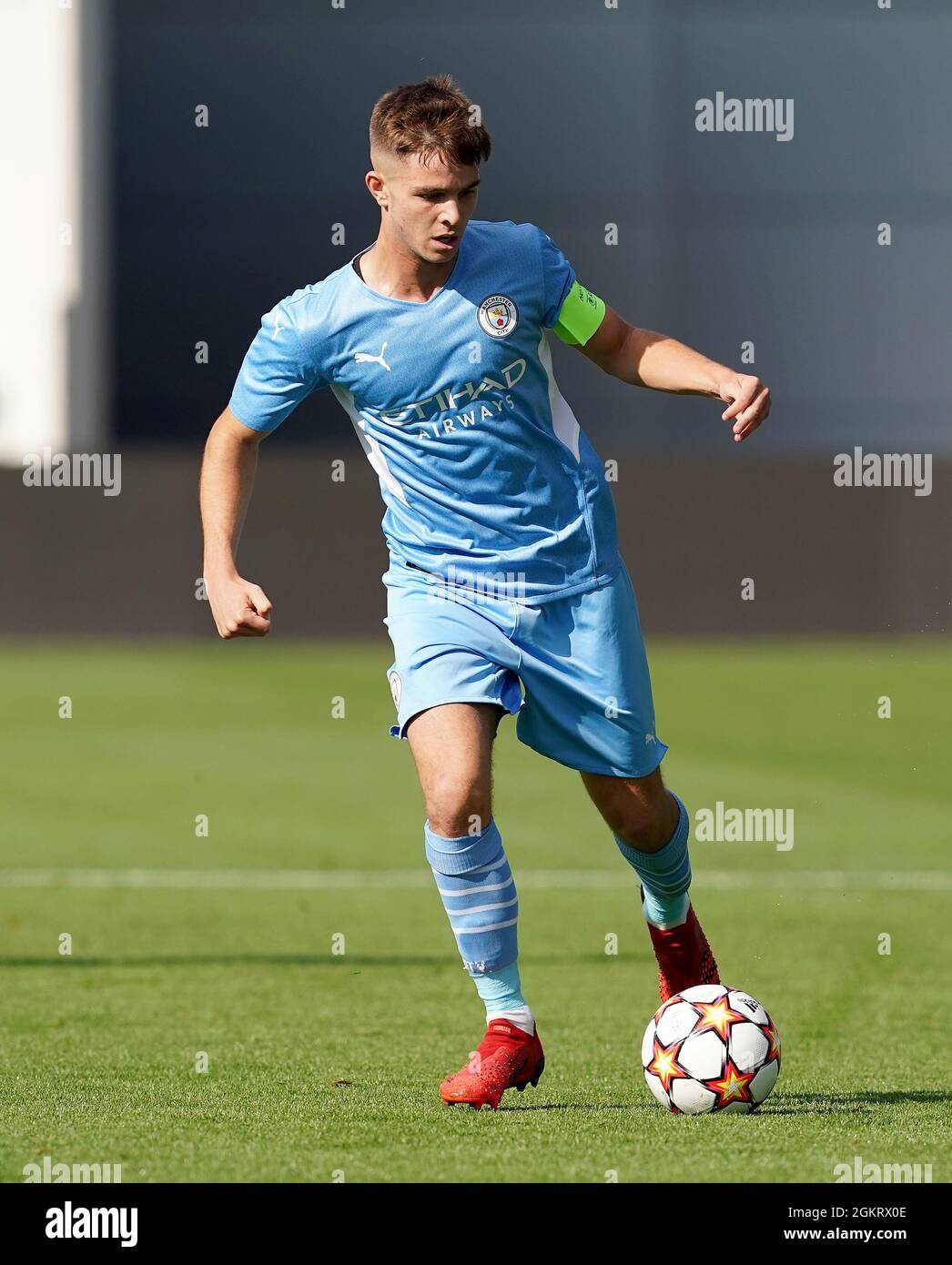 Manchester City's James McAtee during the UEFA Youth League, Group A