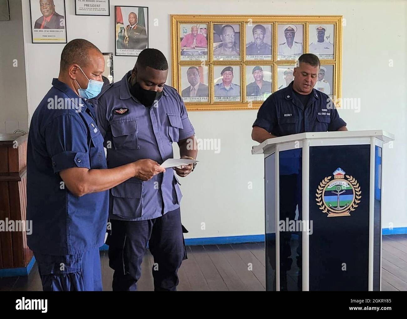 Guyana defence force coast guard hi-res stock photography and images ...