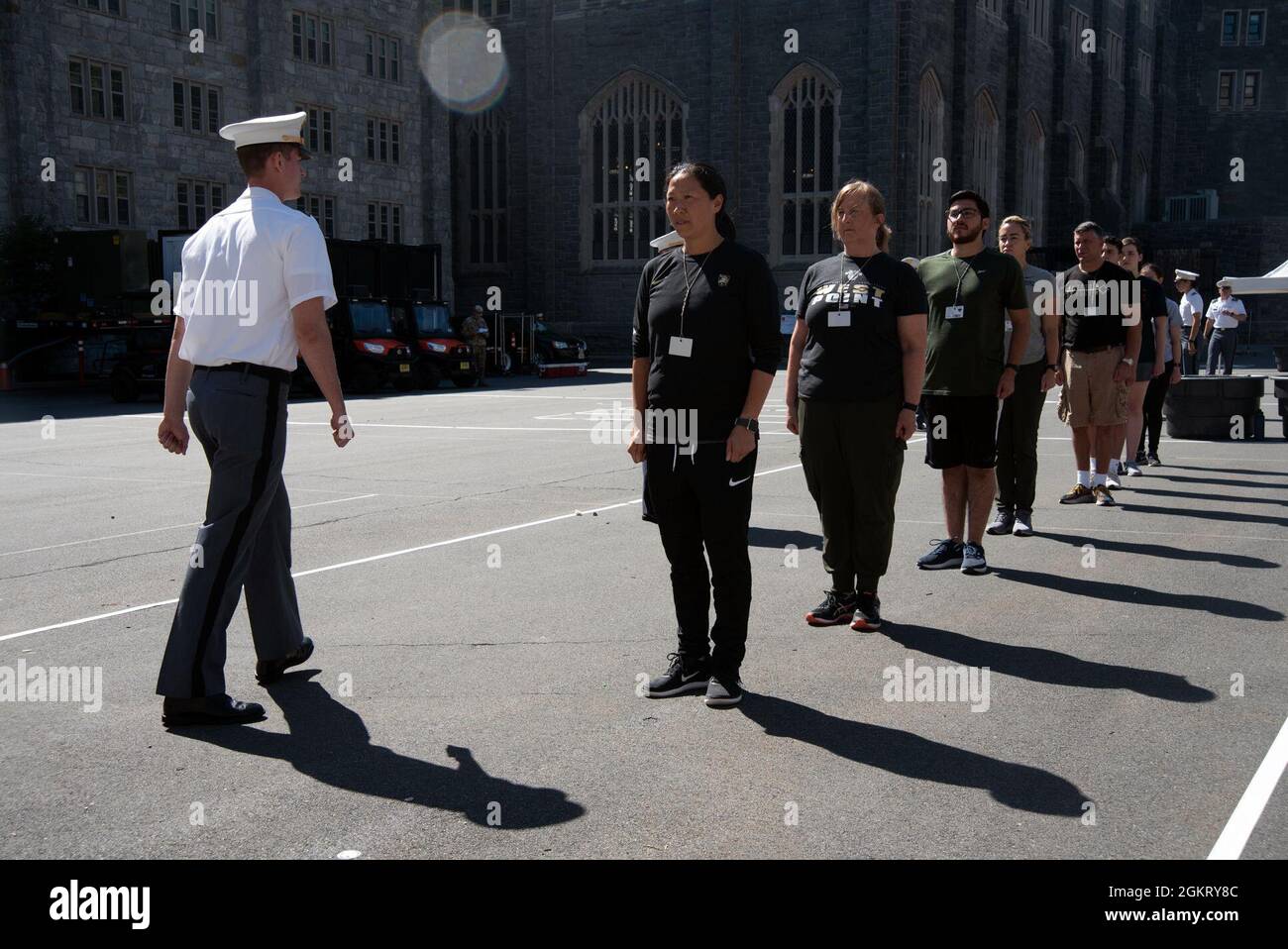 United States Military Academy Cadets Practice for 'R Day' on June 24 ...