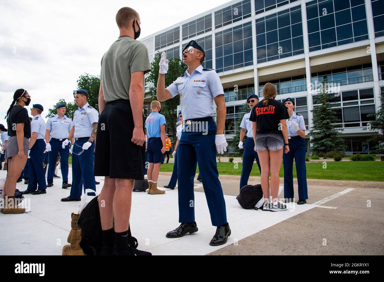 U.S. AIR FORCE ACADEMY, Colo. -- Basic cadets from the class of 2025 ...