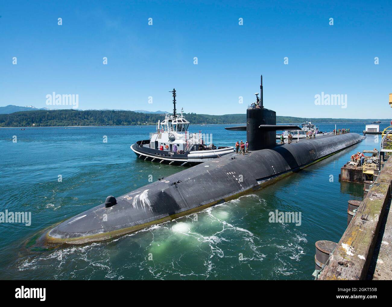 SILVERDALE, Wash. Sailors assigned to the Ohioclass ballistic