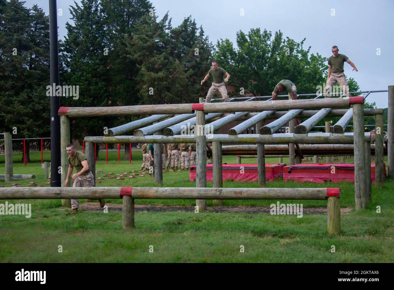 U.S. Marine Corps officer candidates from Lima Company, platoon leaders