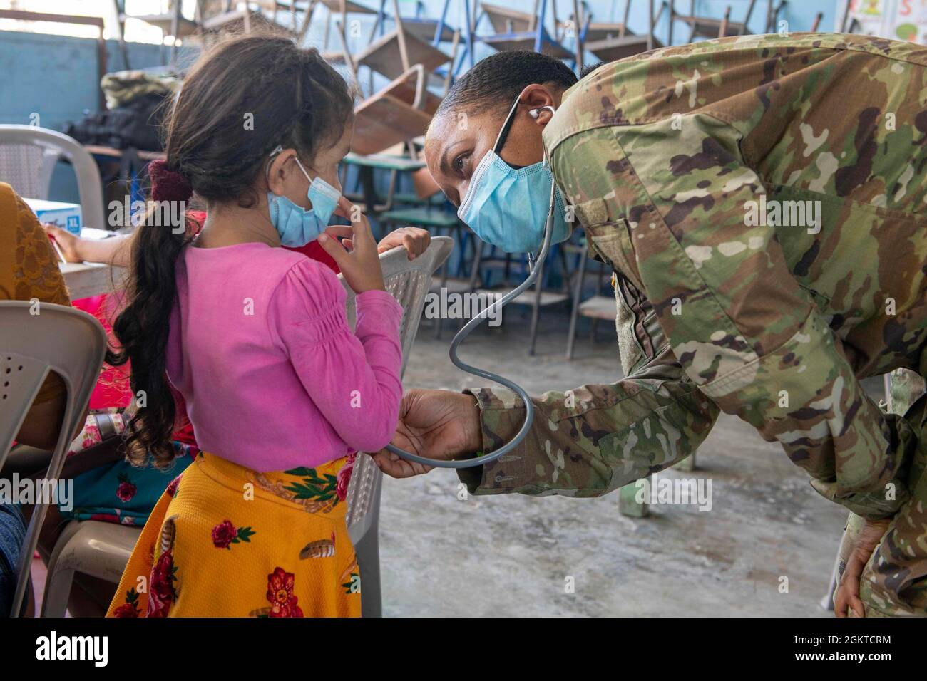 U.S. Army Maj. Joda Weathersby, a nurse practitioner with the 228th