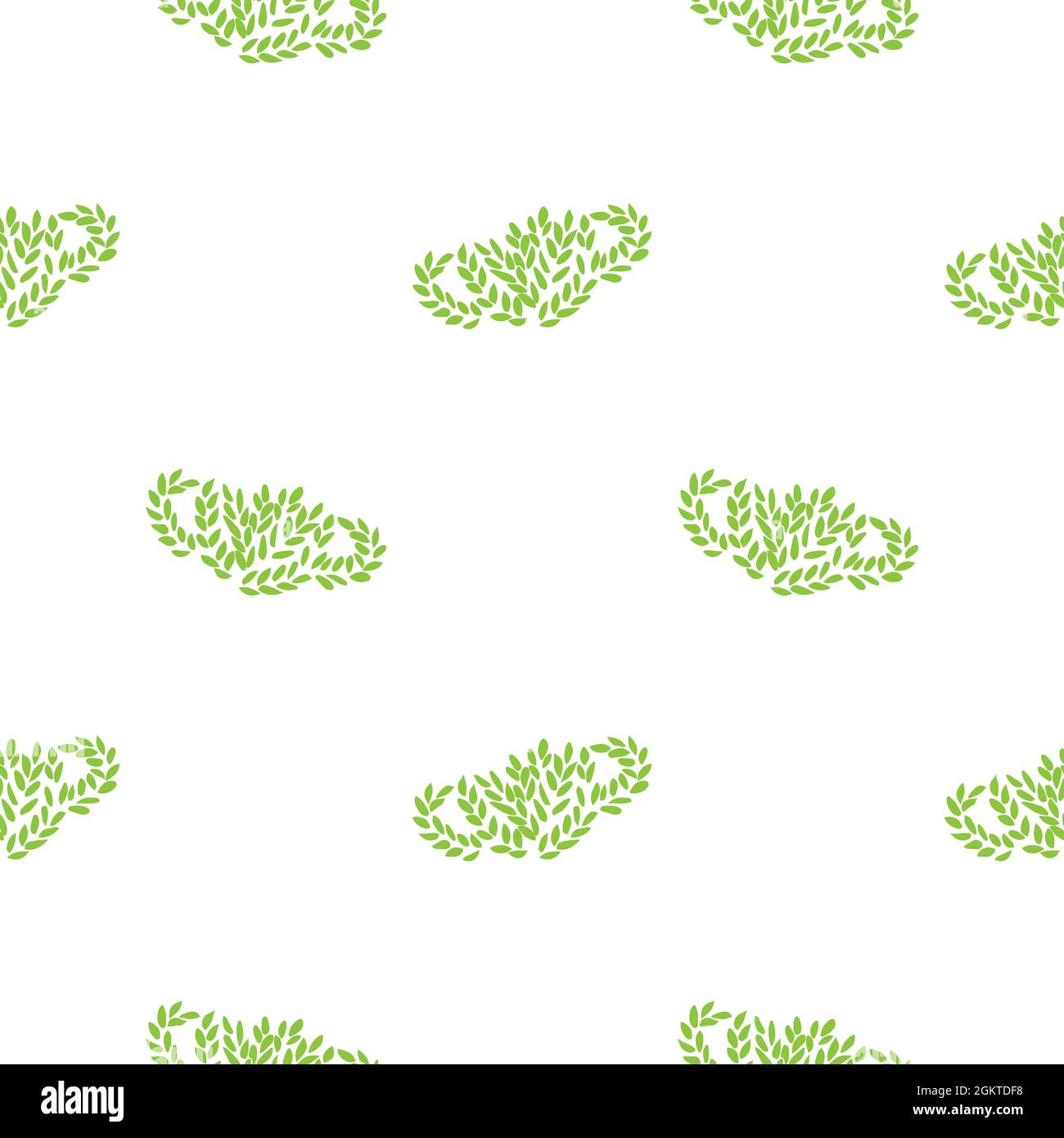 Seamless pattern with hand drawn eco mask. Stock Vector