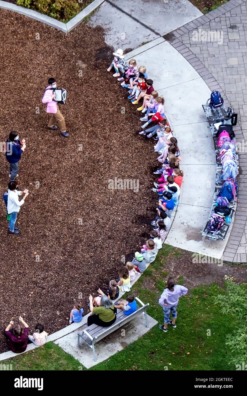 Children at school during a pandemic hi-res stock photography and ...