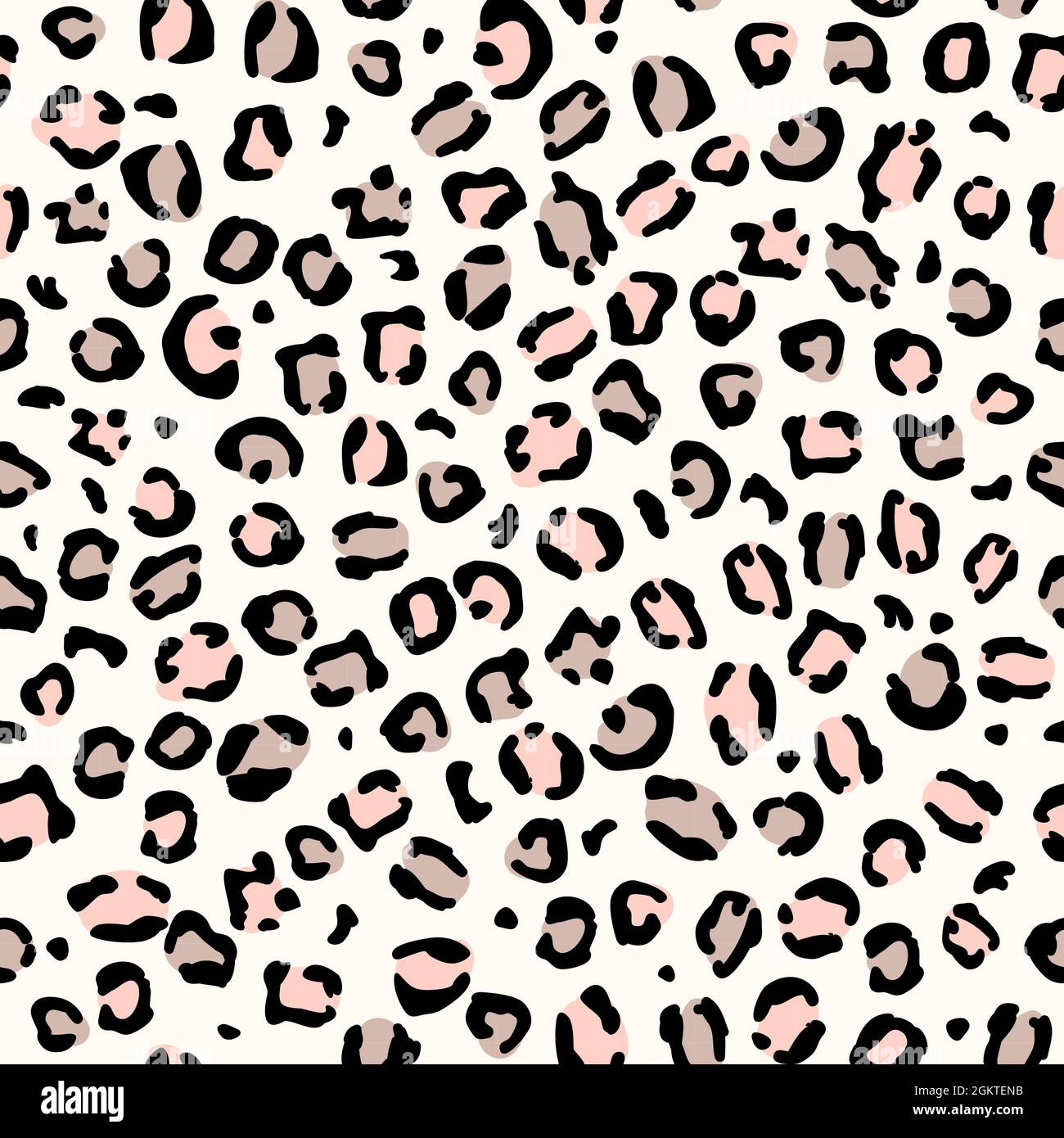 Leopard seamless print pattern animal vector skin texture, leopard or ...