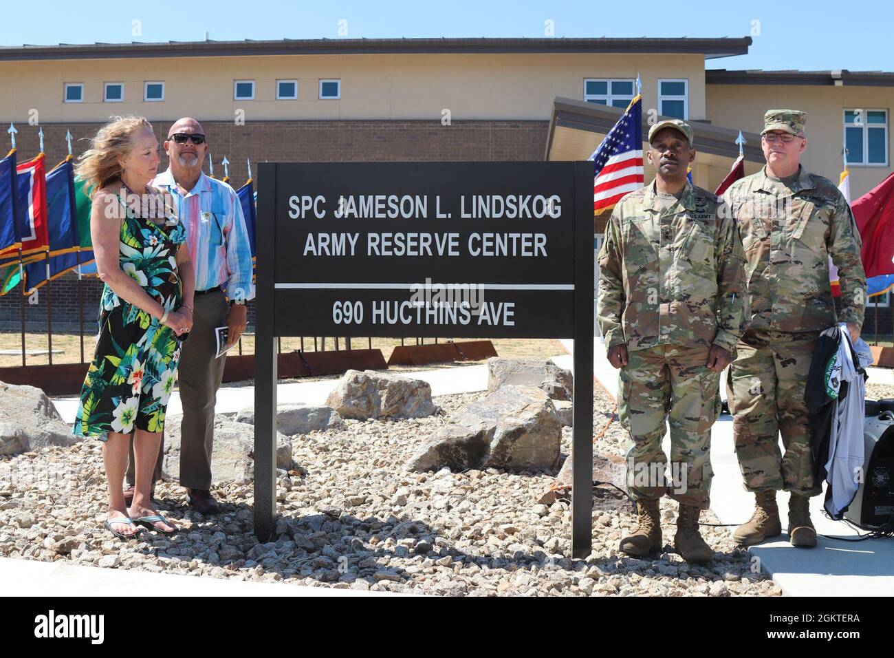 During the Spc. Jameson L. Lindskog U.S. Army Reserve Center