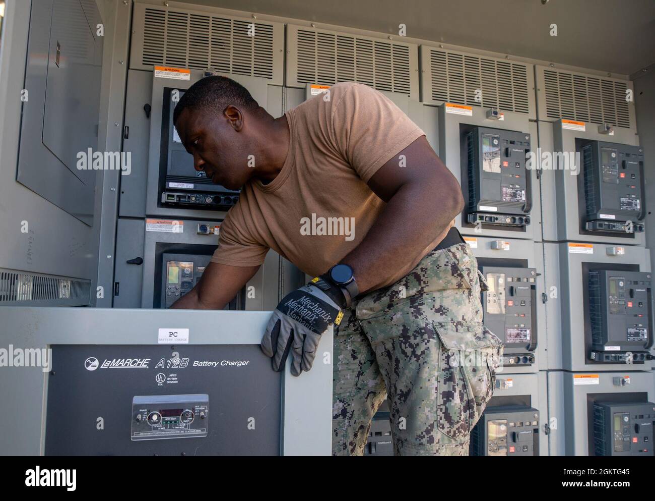 Construction Electrician 1st Class Alphanso Gilling, a Sailor