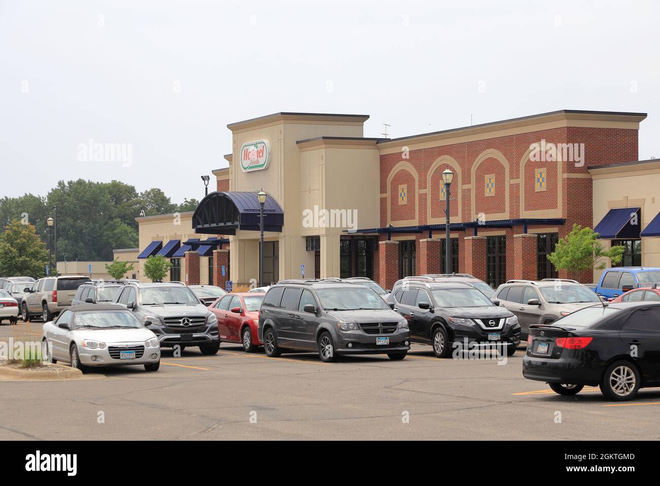 Headquarters of Hormel Foods Corporation in Austin.Minnesota.USA Stock