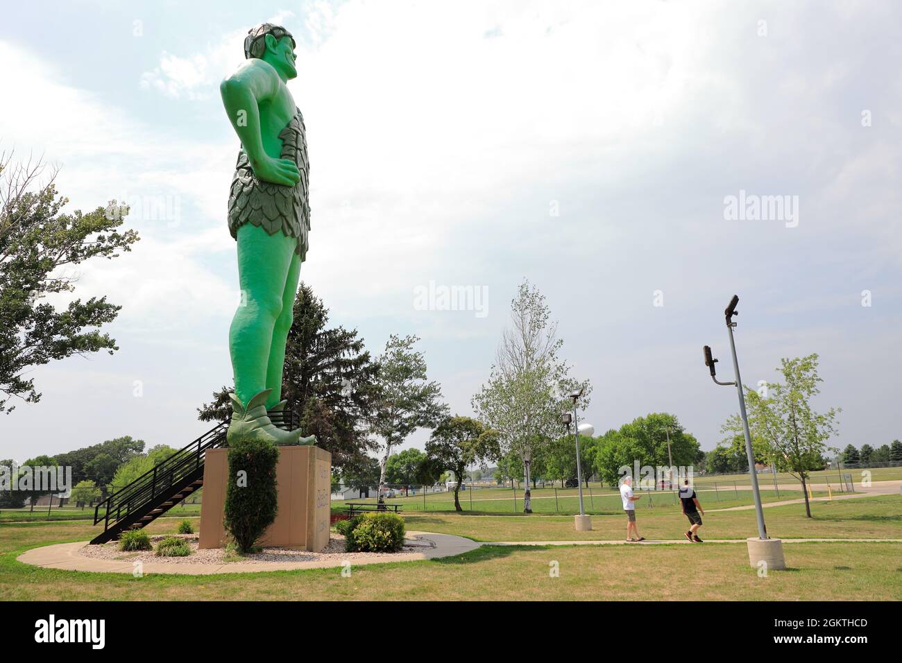 Jolly Green Giant statue in Blue Earth.Minnesota.USA Stock Photo Alamy