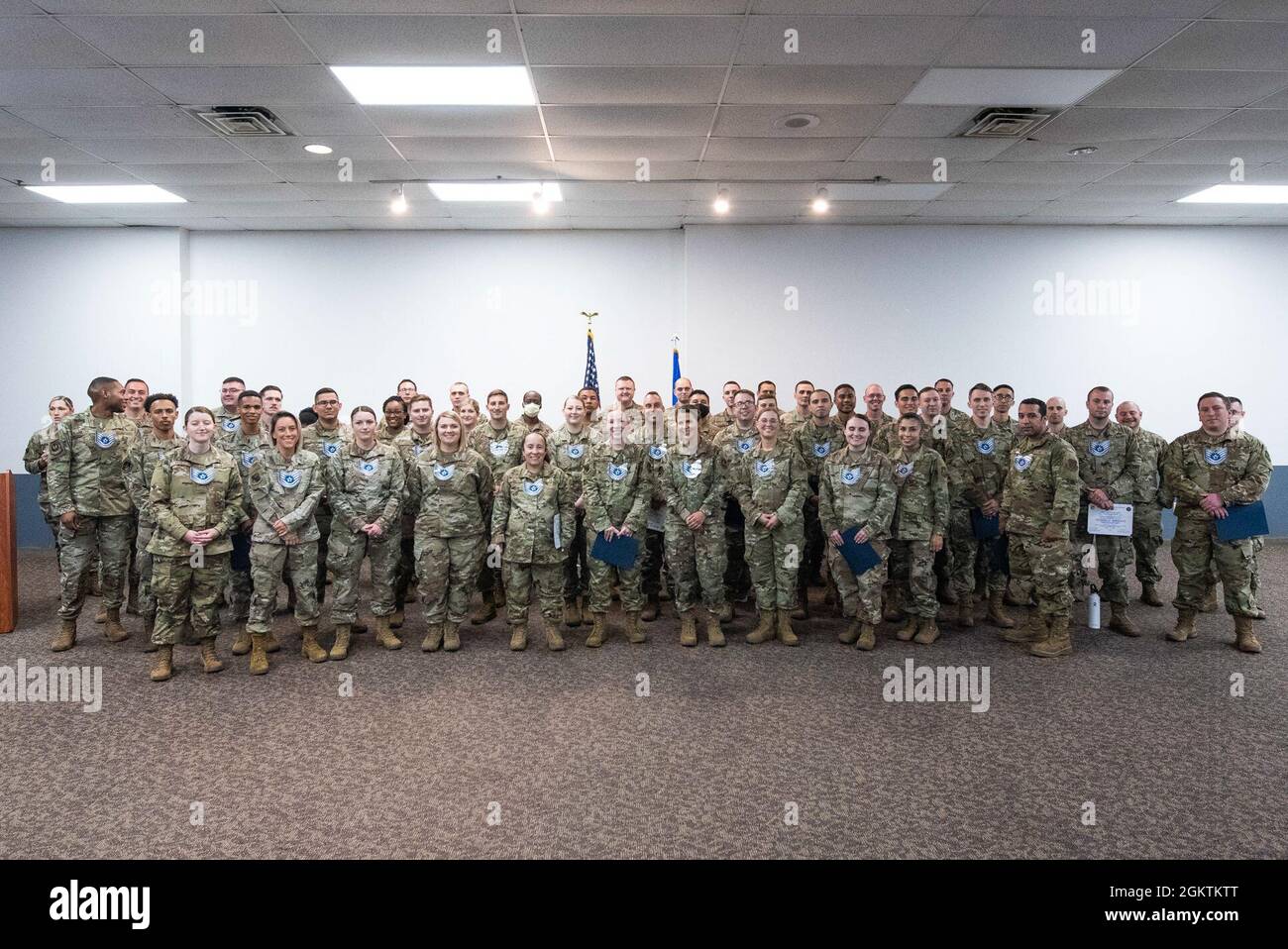 Members Of Team Wright-Patt Selected For Promotion Pose For A Group ...