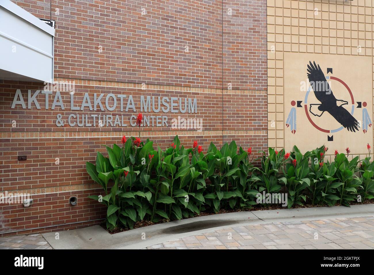 Exterior view of Akta Lakota Museum & culture Center.Chamberlain.South
