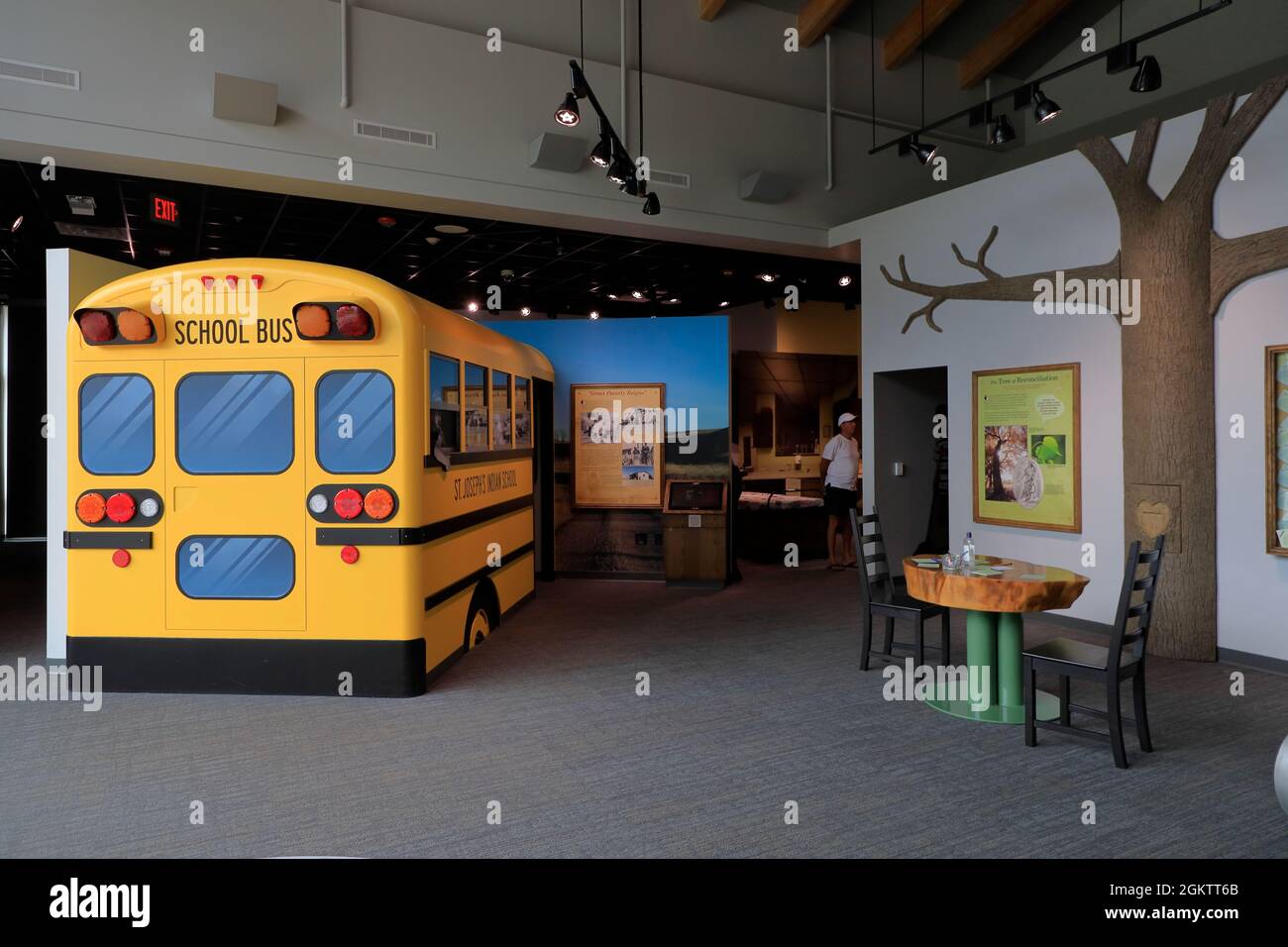 Exhibition of St. Joseph’s Indian School in Aka Lakota Museum