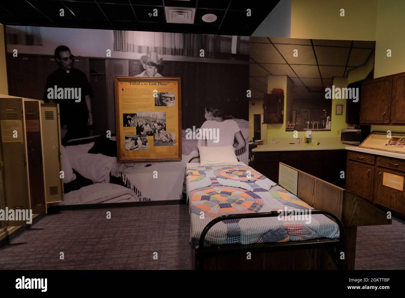 Exhibition of St. Joseph’s Indian School in Aka Lakota Museum & Cultural Center.Chamberlain