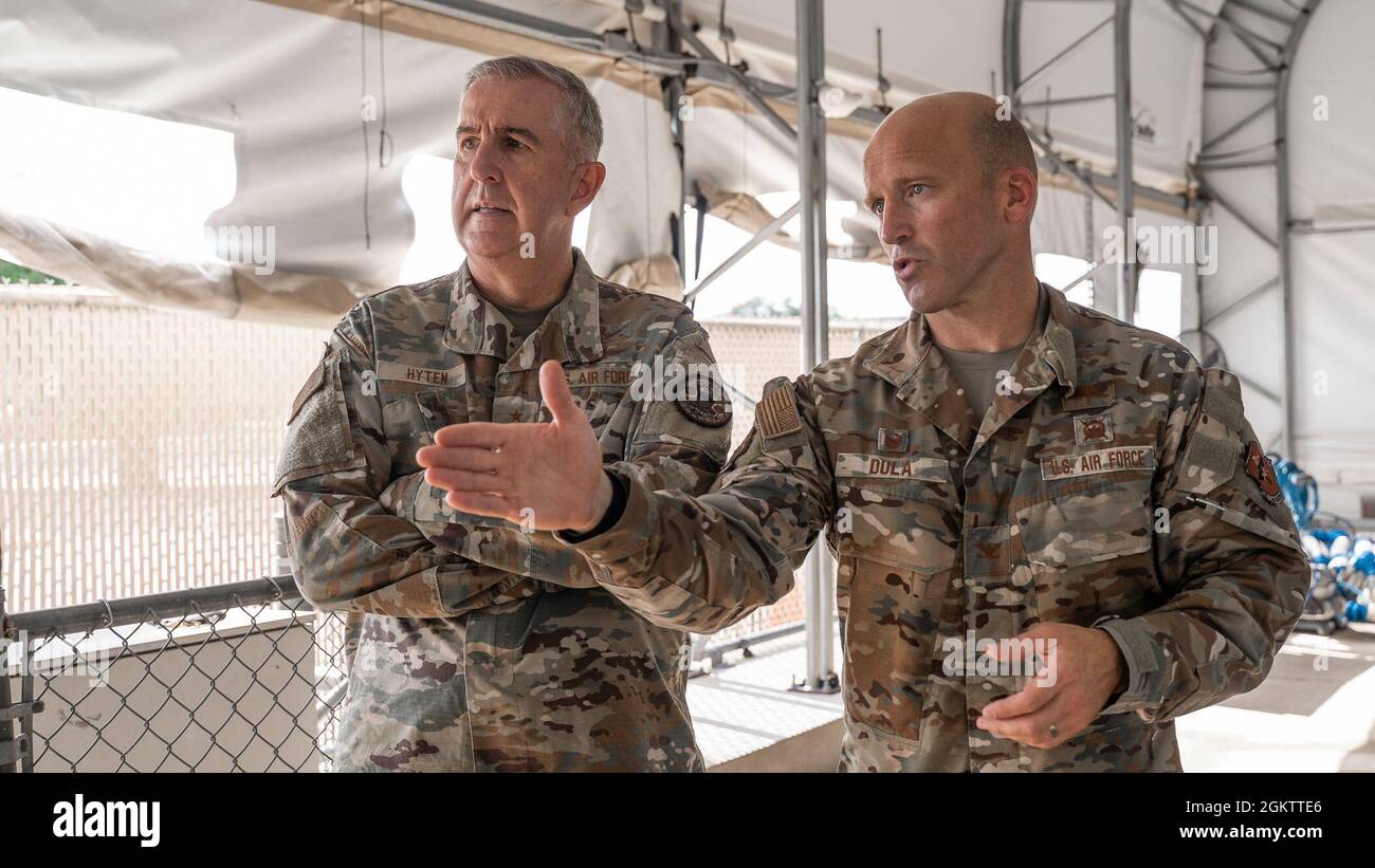 U.S. Air Force Col. Mason Dula, Special Warfare Training Wing commander ...