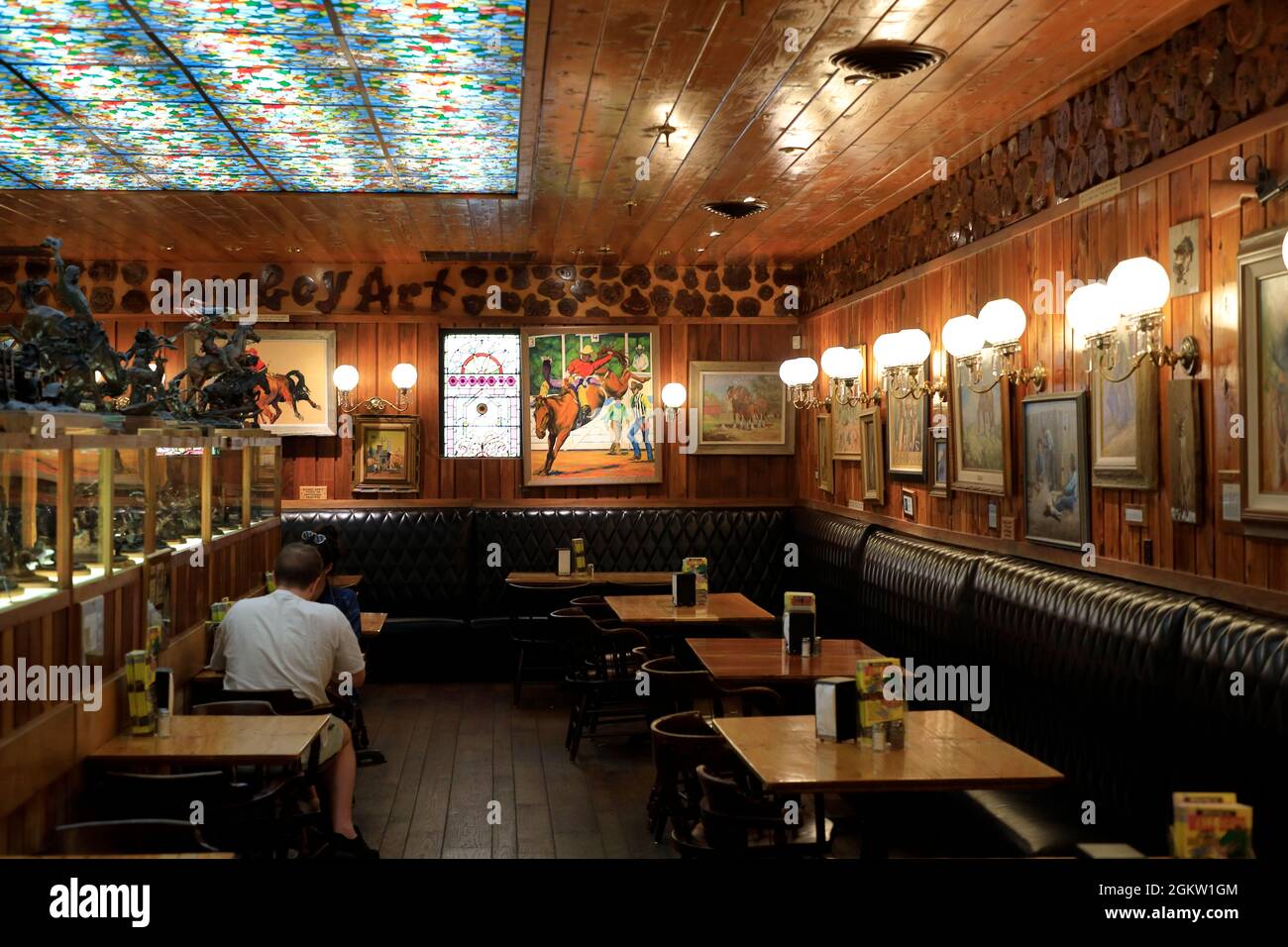 Restaurant inside Wall Drug Store.Wall.South Dakota.USA Stock Photo Alamy