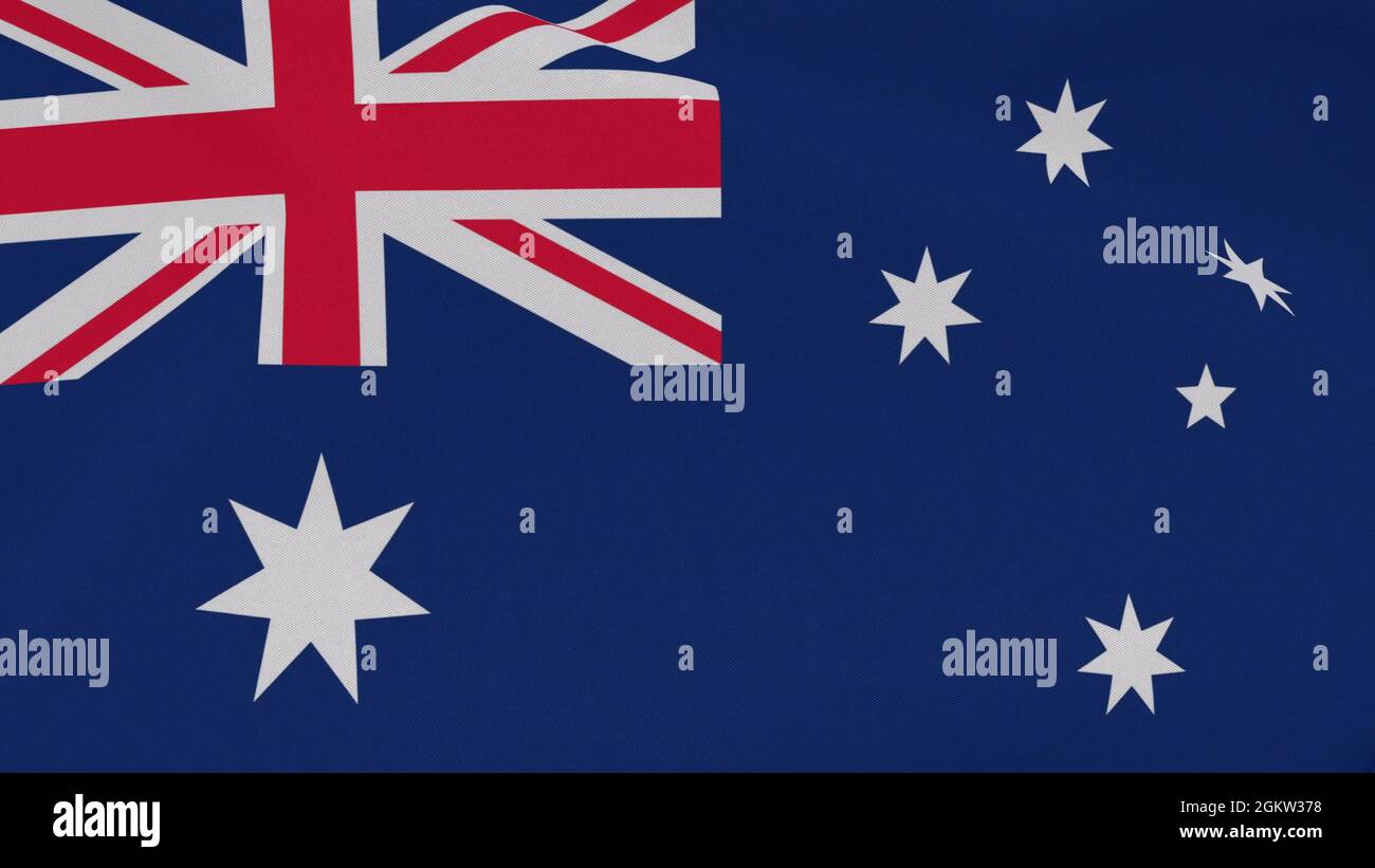 flag Australia patriotism national freedom, 3D illustration Stock Photo ...