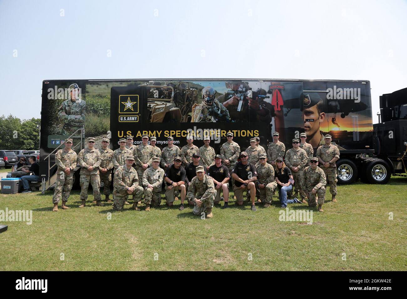 Brig. Gen. Ernest Litynski, center front, Commanding General, 85th 