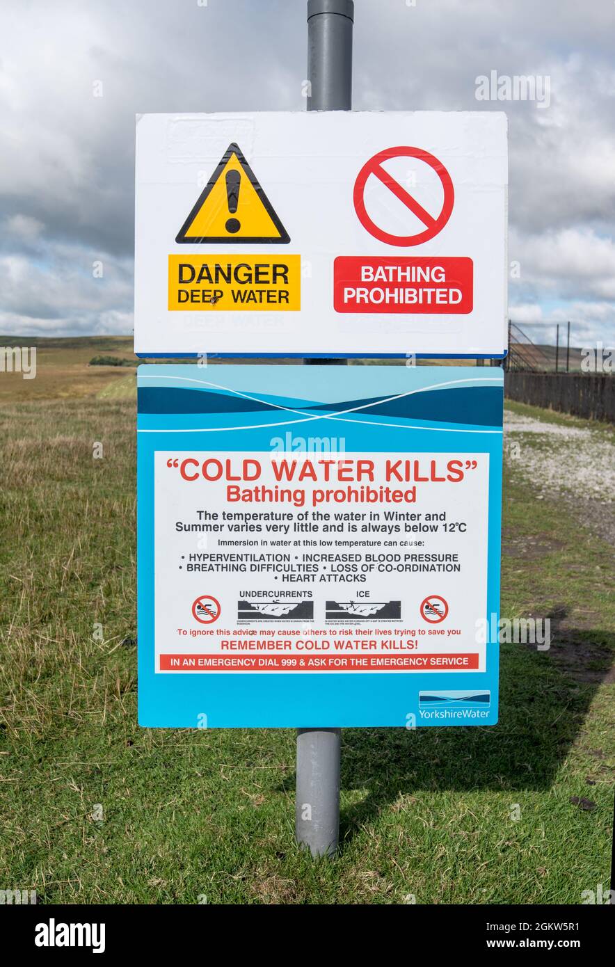https://c8.alamy.com/comp/2GKW5R1/cold-water-kills-advice-notice-at-grimwith-reservoir-near-grassington-in-the-yorkshire-dales-2GKW5R1.jpg