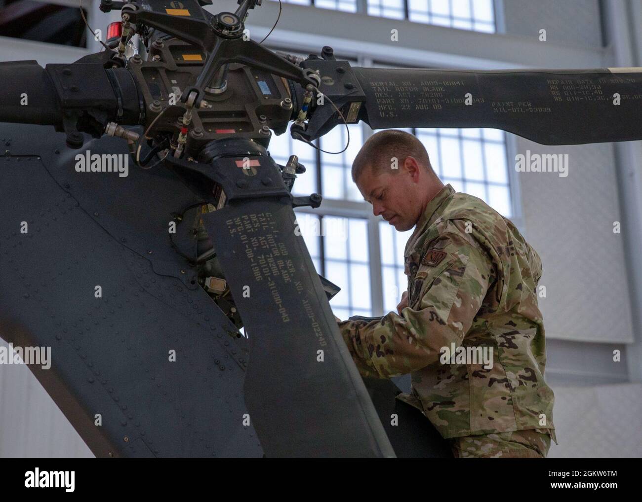 Master Sgt. Mark Ling, an HH60 Pave Hawk crew chief with the 176th