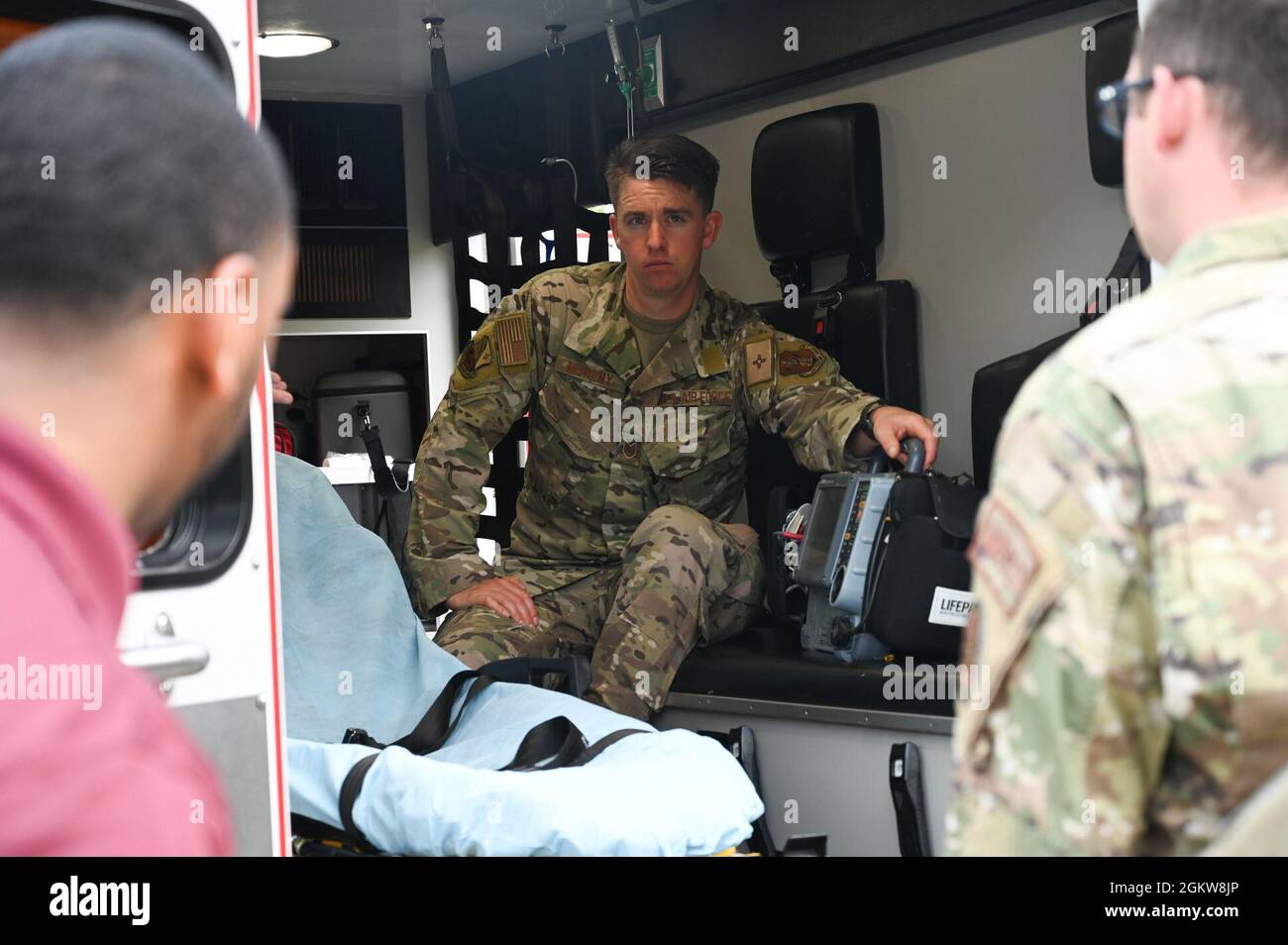U.S. Air Force Tech. Sgt. Adam Murphy, medic from the 150th Special ...