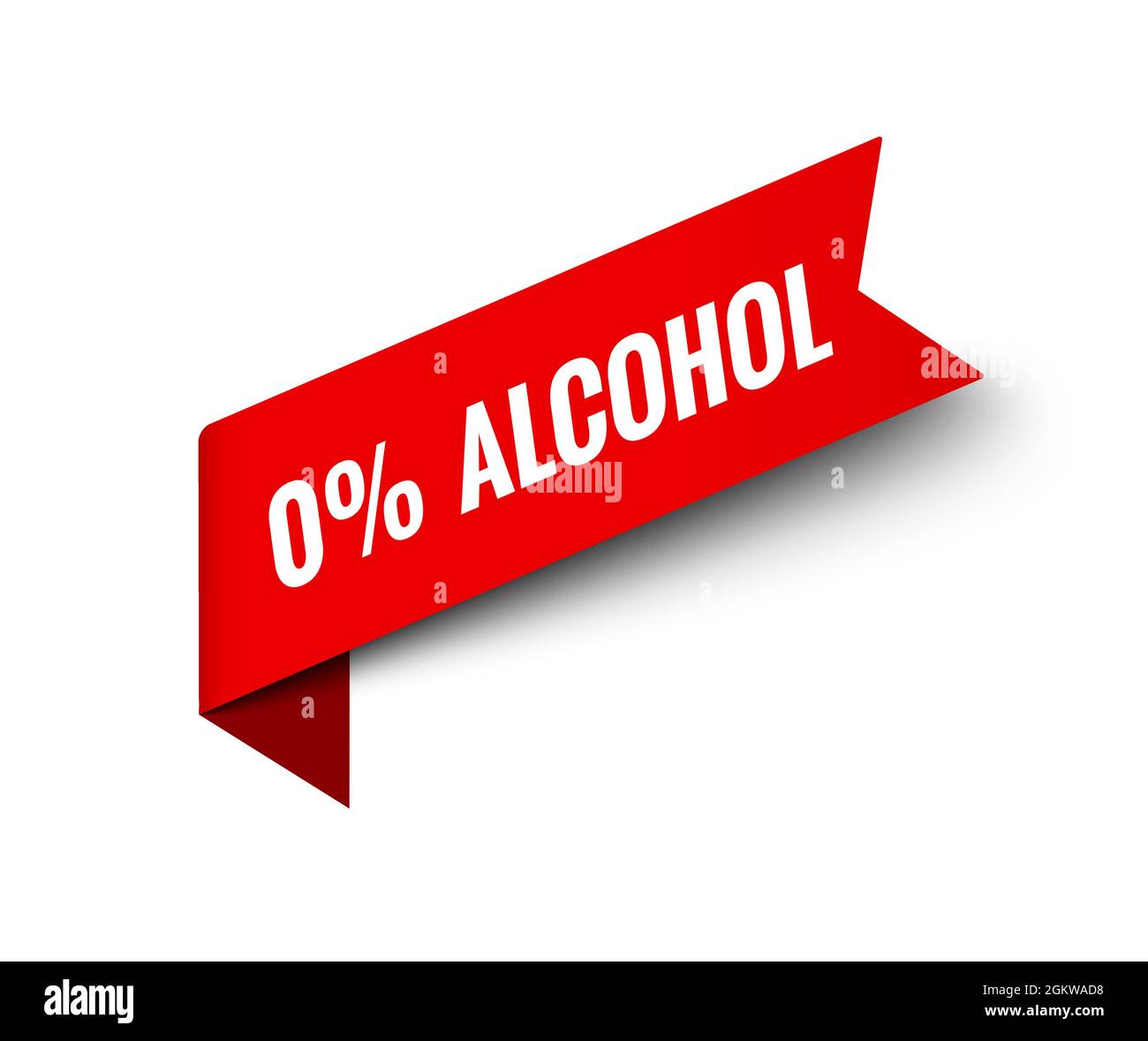 Alcohol free icon symbol. 0 percent alcohol logo badge vector label ...
