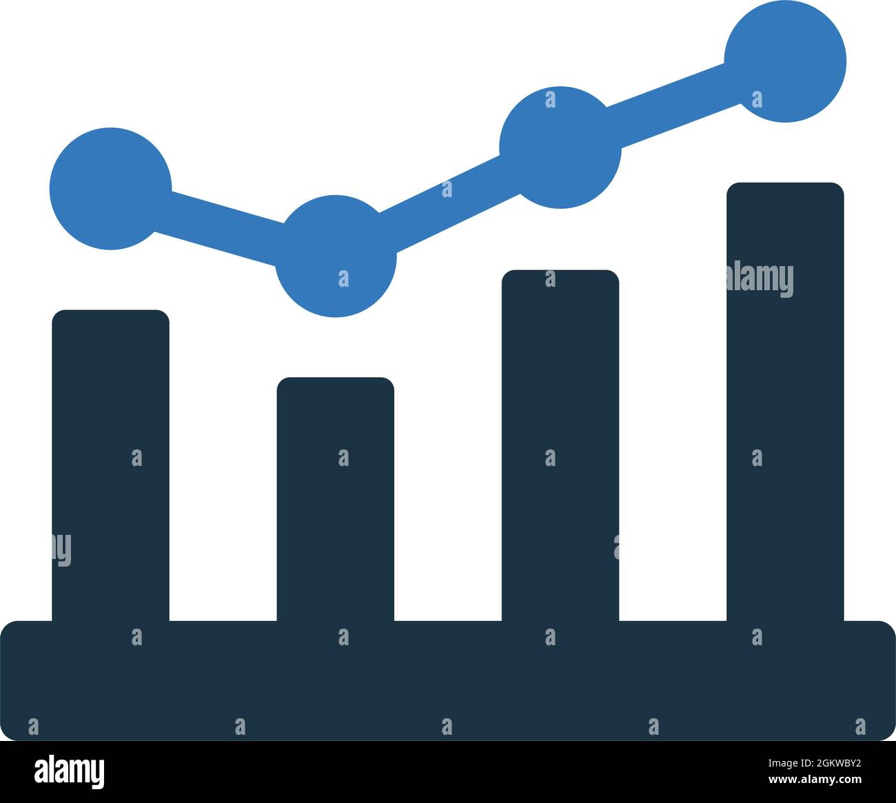 Bar Chart Trend Use for commercial purposes, print media, web or any