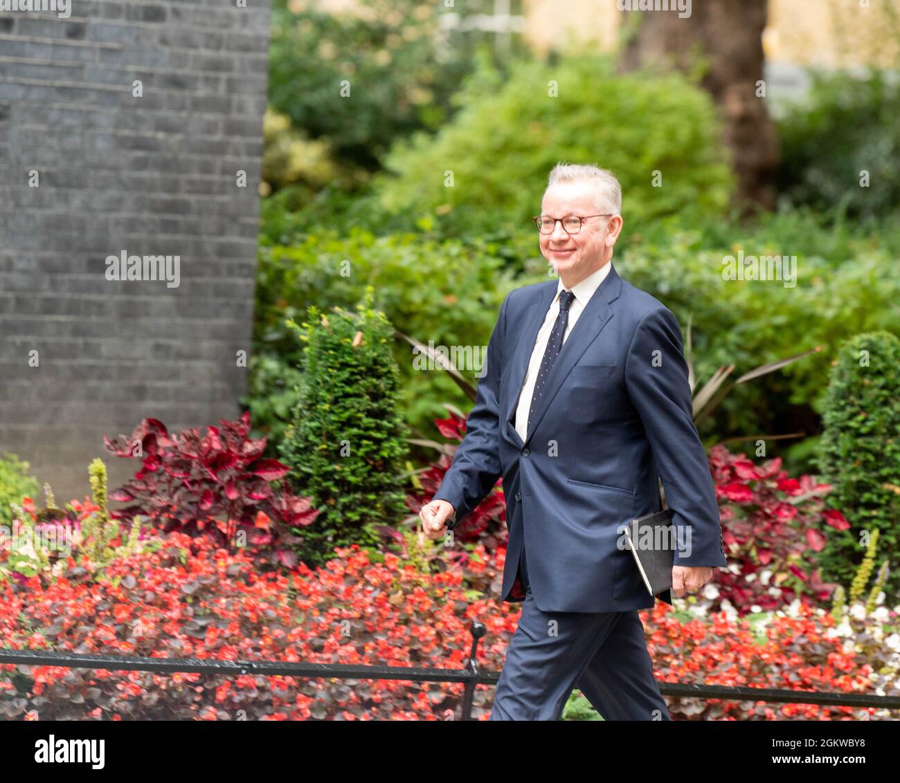 London, UK. 15th Sep, 2021. Cabinet reshuffled Downing Street London Michael Gove, now Minister of Housing and communities Credit: Ian Davidson/Alamy Live News Stock Photo