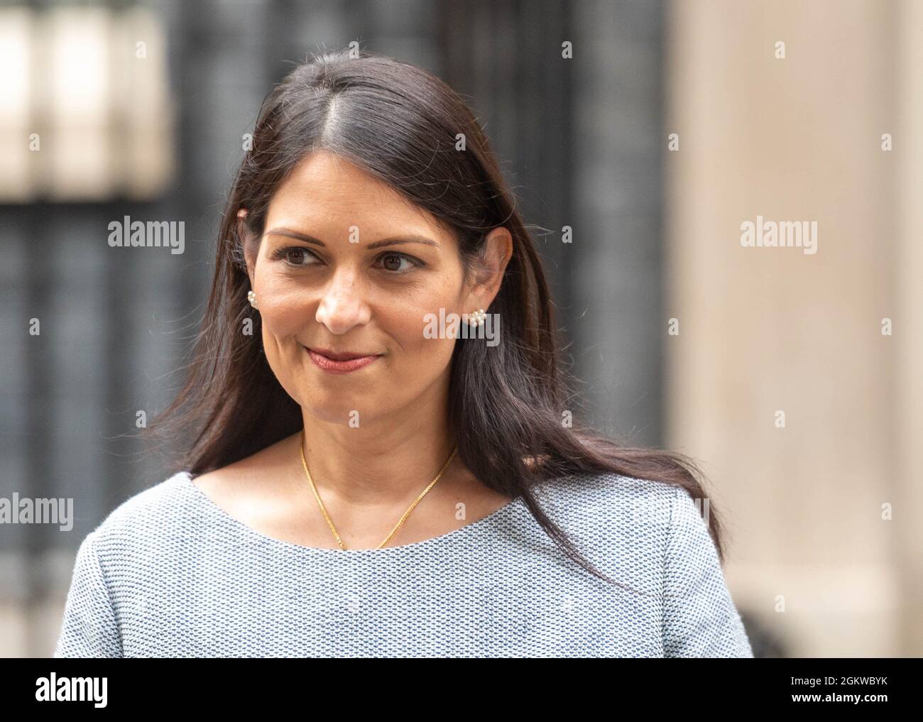 London, UK. 15th Sep, 2021. Cabinet reshuffled Downing Street London Pritti Patel, Home Secretary keeps her role Credit: Ian Davidson/Alamy Live News Stock Photo