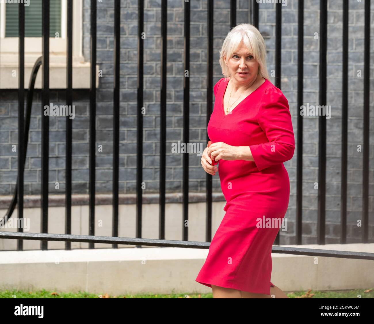 London, UK. 15th Sep, 2021. Cabinet reshuffled Downing Street London Nadine Dorries is the news secretary of state for culture, media and sport Credit: Ian Davidson/Alamy Live News Stock Photo