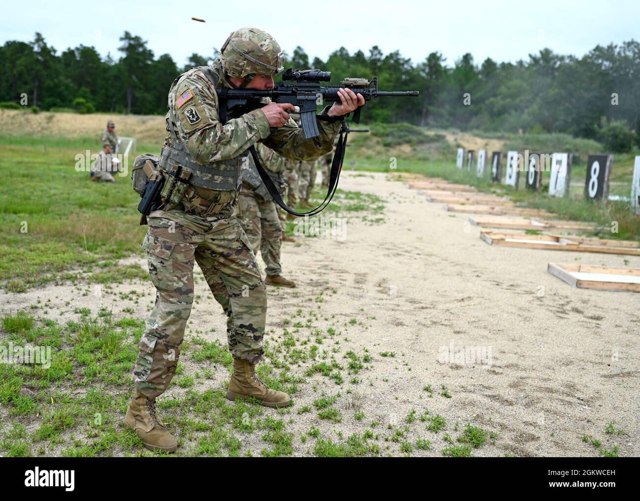 Sgt. 1st Class Jeremy Dingman of A Battery, 3197th Field Artillery