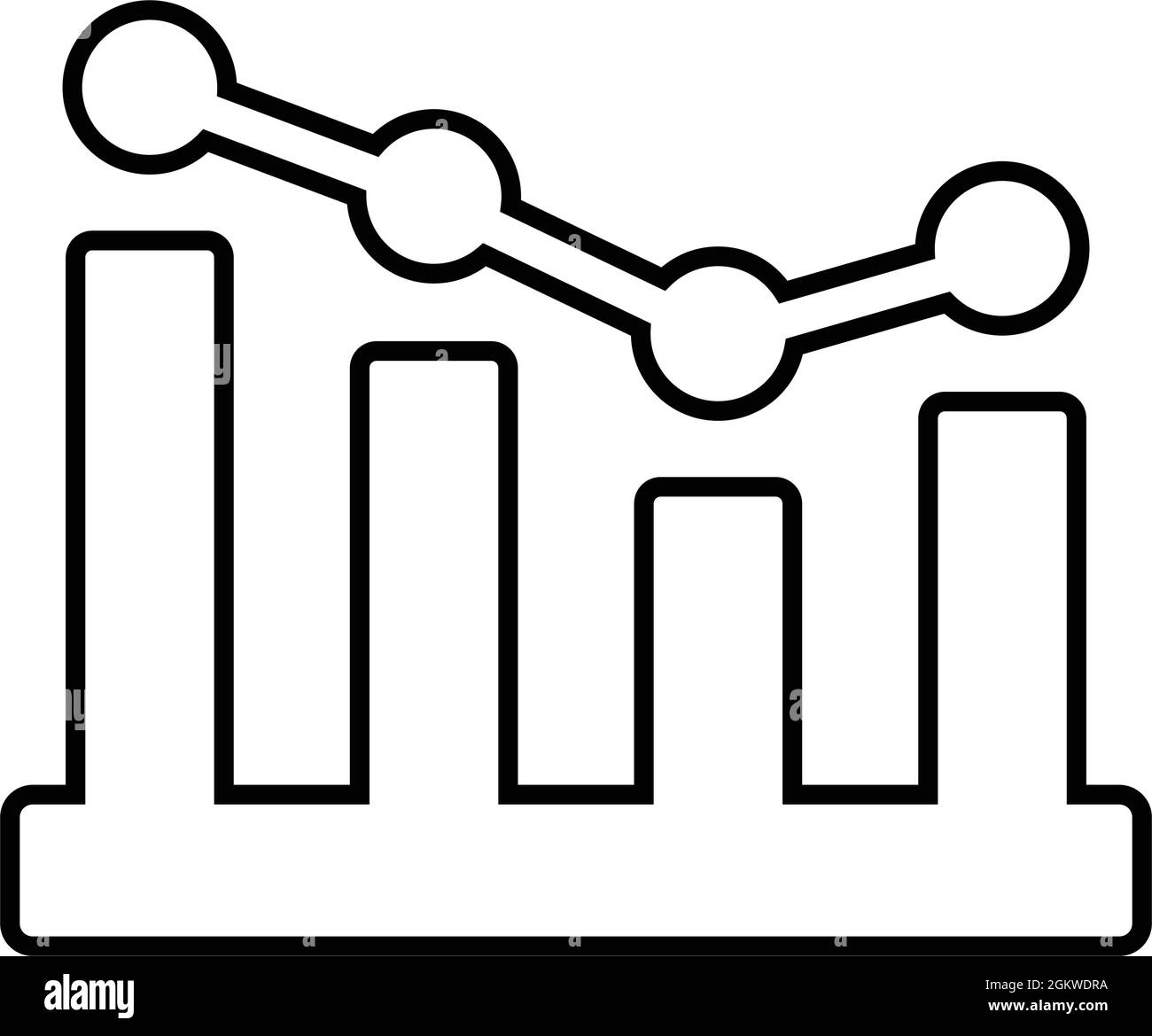 Bar Chart Trend Use for commercial purposes, print media, web or any