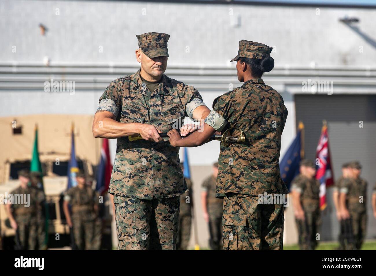 U.S. Marine Corps Sgt. Maj. Joseph sergeant major, 2nd