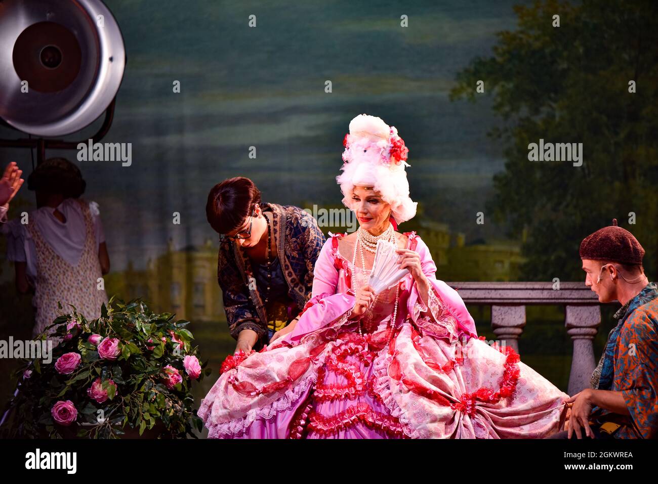 Barcelona Cataluña España  teatro tivoli estrena bailando baji la lluvia Stock Photo