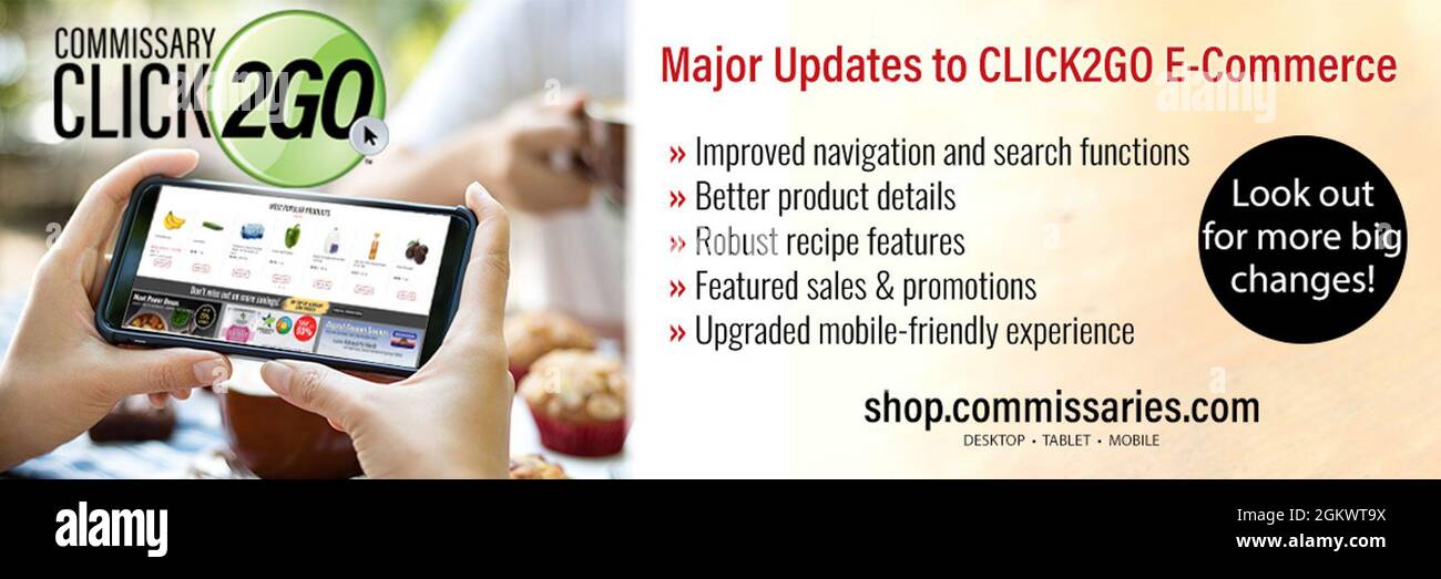 The Fort Drum Commissary officially launched its new Click2Go curbside