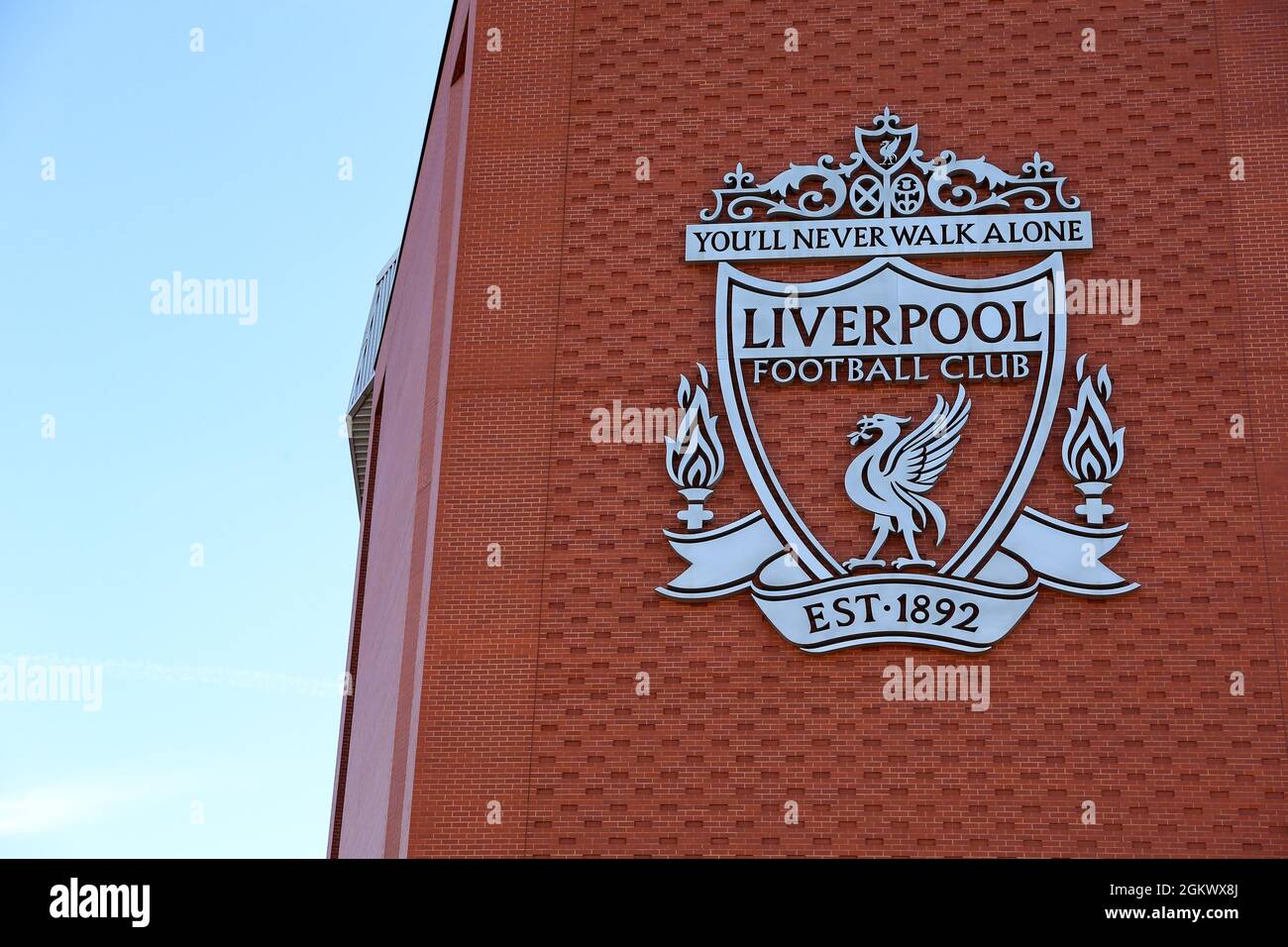 Liverpool Fc Logo High Resolution Stock Photography And Images Alamy