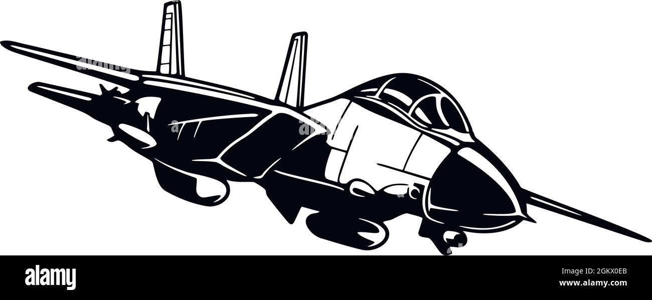 F14 tomcat drawing hi-res stock photography and images - Alamy