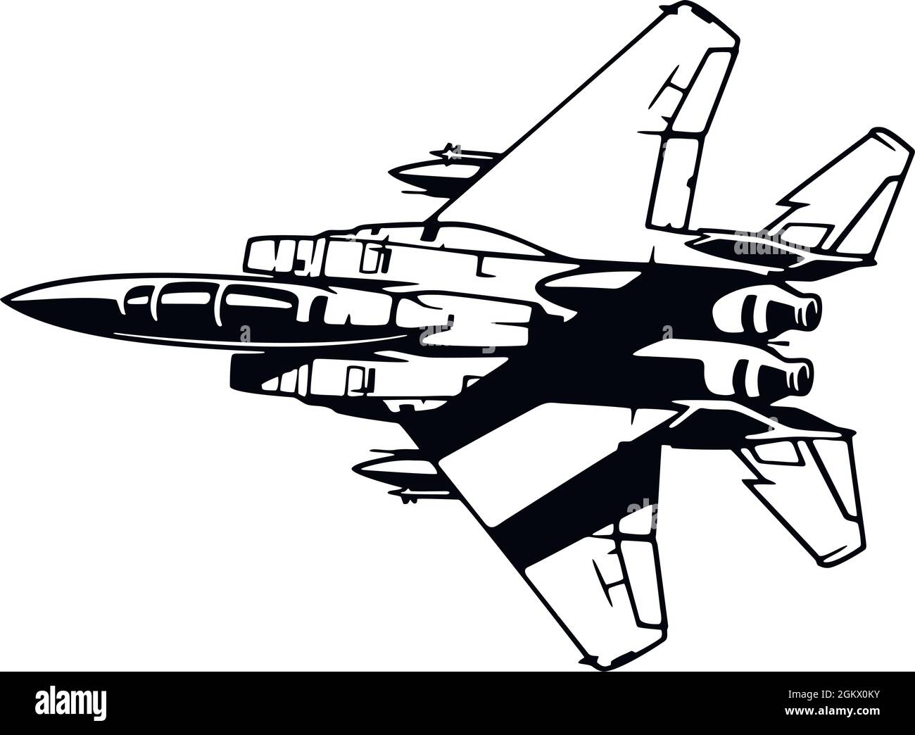 Fighter Jet F15 Silhouette Vector Transparent Background,, 54% OFF