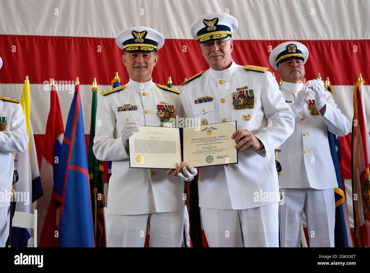 Coast Guard Vice Adm. Steven D. Poulin, commander of the U.S. Coast