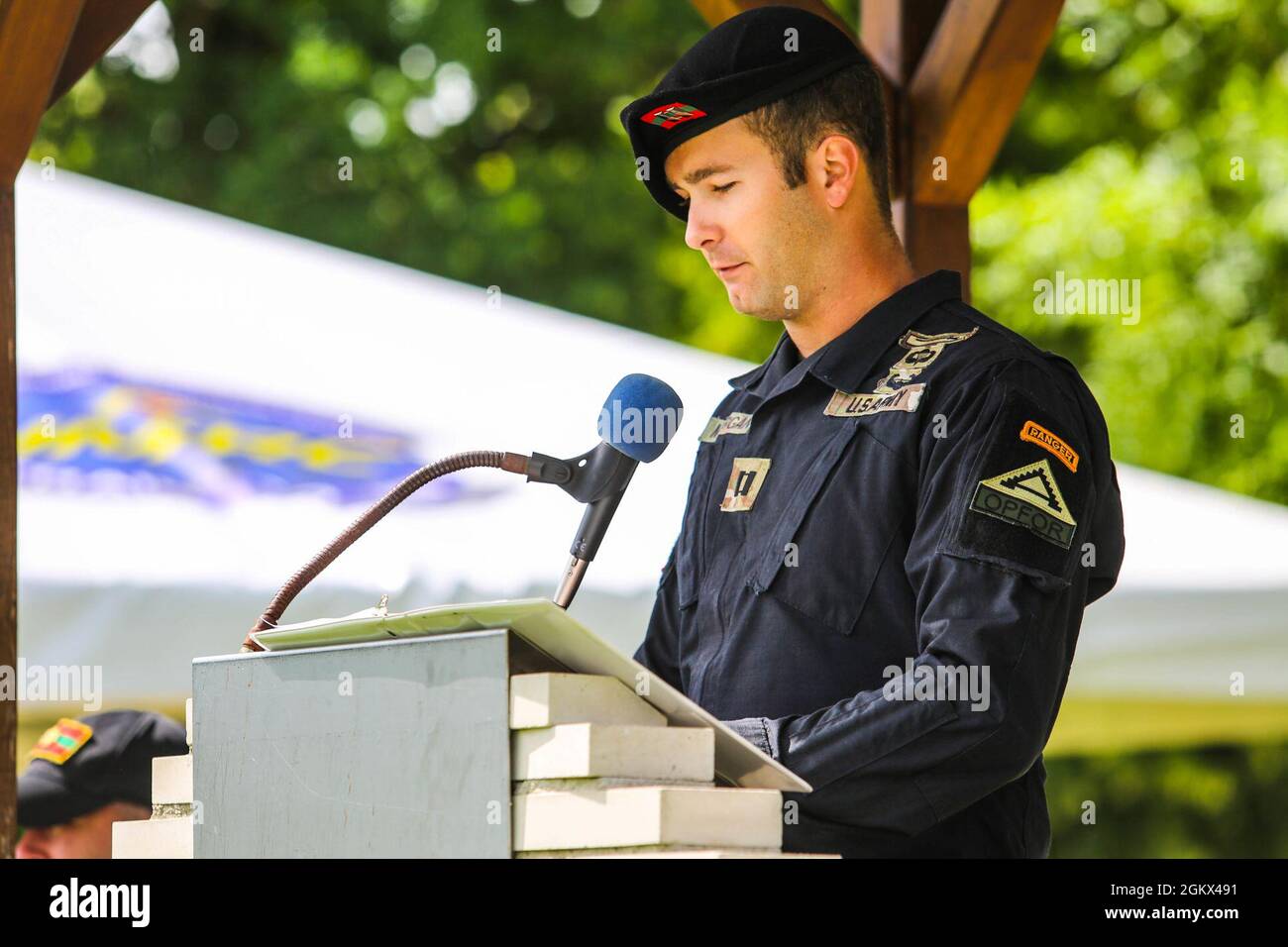 A U.S. Army Soldier assigned to the 1-4 Infantry Regiment narrates the ...