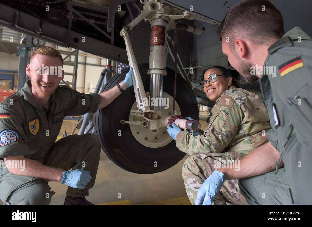 Tech. Sgt. Hazel Cochran, 86th Maintenance Squadron aircraft inspection ...