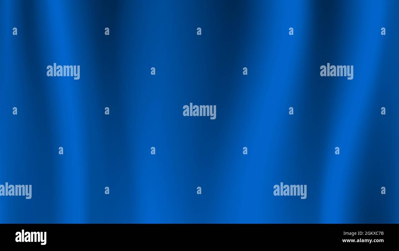 Blue Fabric, velvet, pattern, background, cover, curtain. Stock Vector