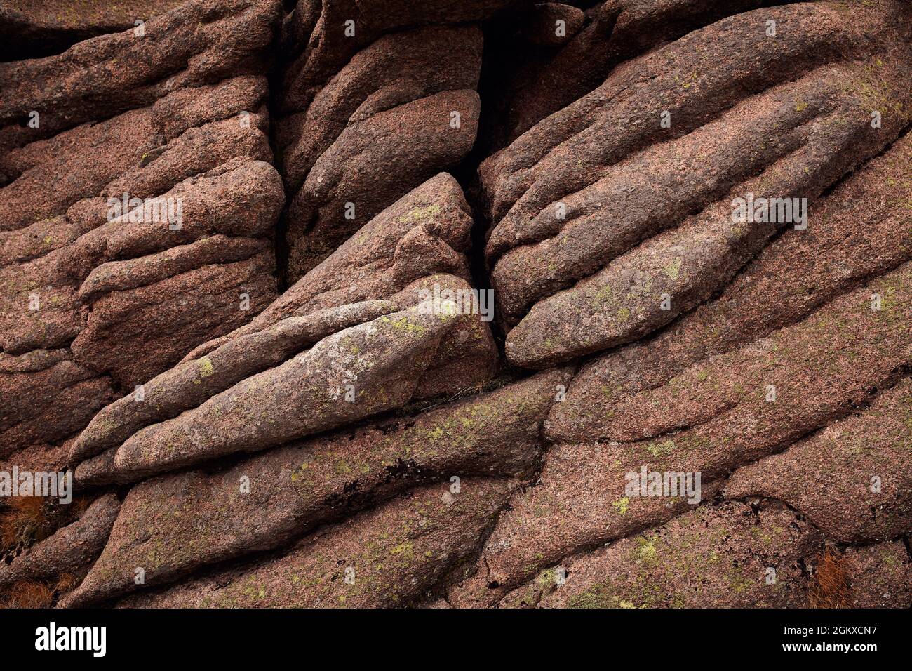 Rugged terrain of the Cairngorms Stock Photo