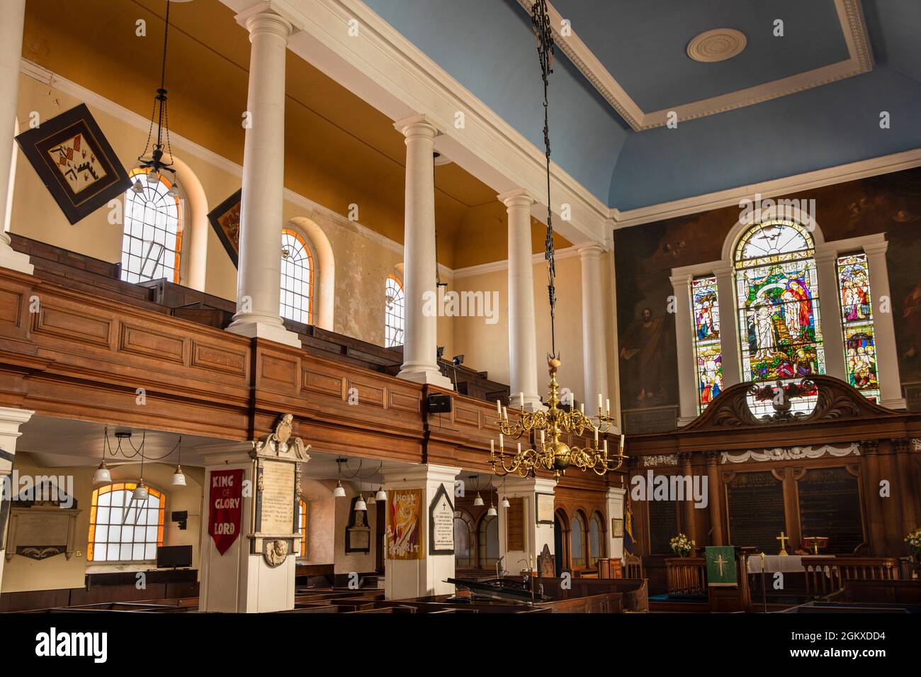 UK, England, Cheshire, Congleton, St Peter’s Parish Church, interior Stock Photo