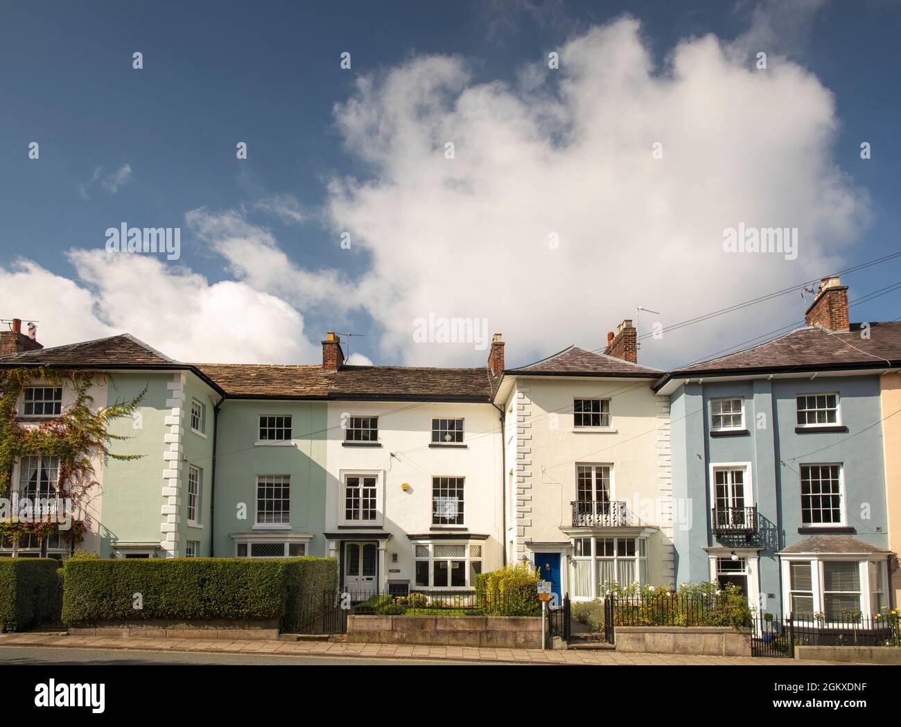 UK, England, Cheshire, Congleton, Moody Street, houses Stock