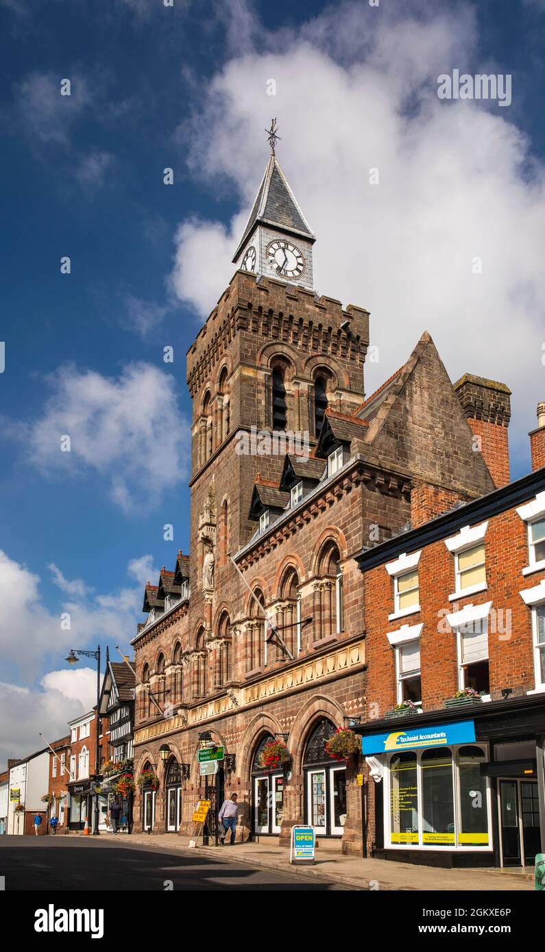 UK, England, Cheshire, Congleton, Lawton Street, Town Hall Stock Photo